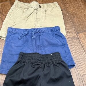 Carter's Kids Shorts Set - Tan, Blue, Black